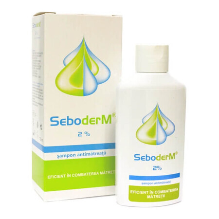 Shampooing avec kétoconazole 2% Seboderm, 125 ml, Slavia Pharm