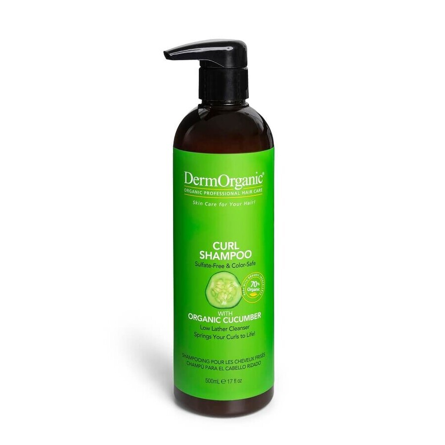 Shampooing sans sulfate pour cheveux crépus, 500 ml, DermOrganic