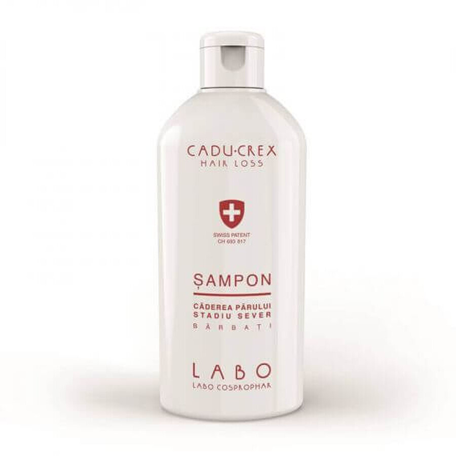 Shampooing contre la chute des cheveux au stade sévère hommes Cadu-Crex, 200 ml, Labo