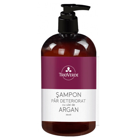 Shampoo für geschädigtes Haar mit Arganöl, 250 ml, Trio Verde