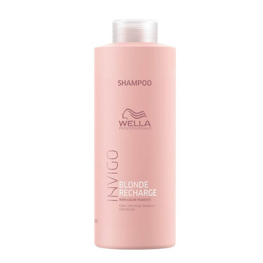 Champú para cabello rubio Invigo Invigo Blonde Recharge, 1000 ml, Wella Professionals