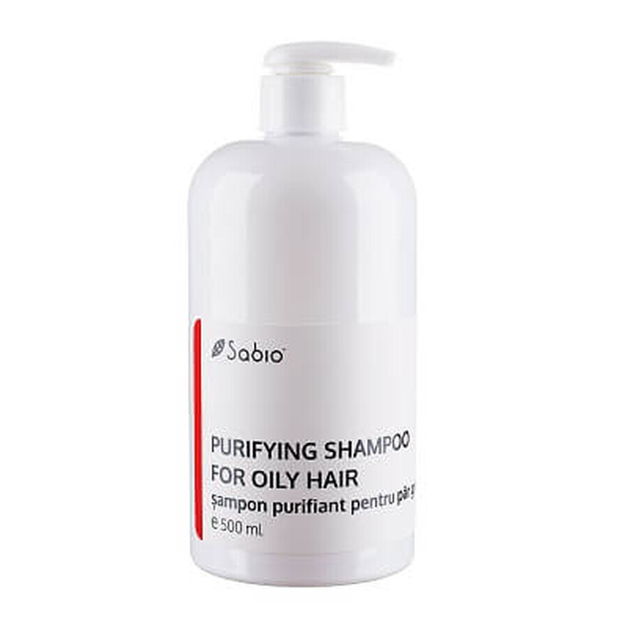 Shampooing pour cheveux gras Purifiant, 500 ml, Sabio