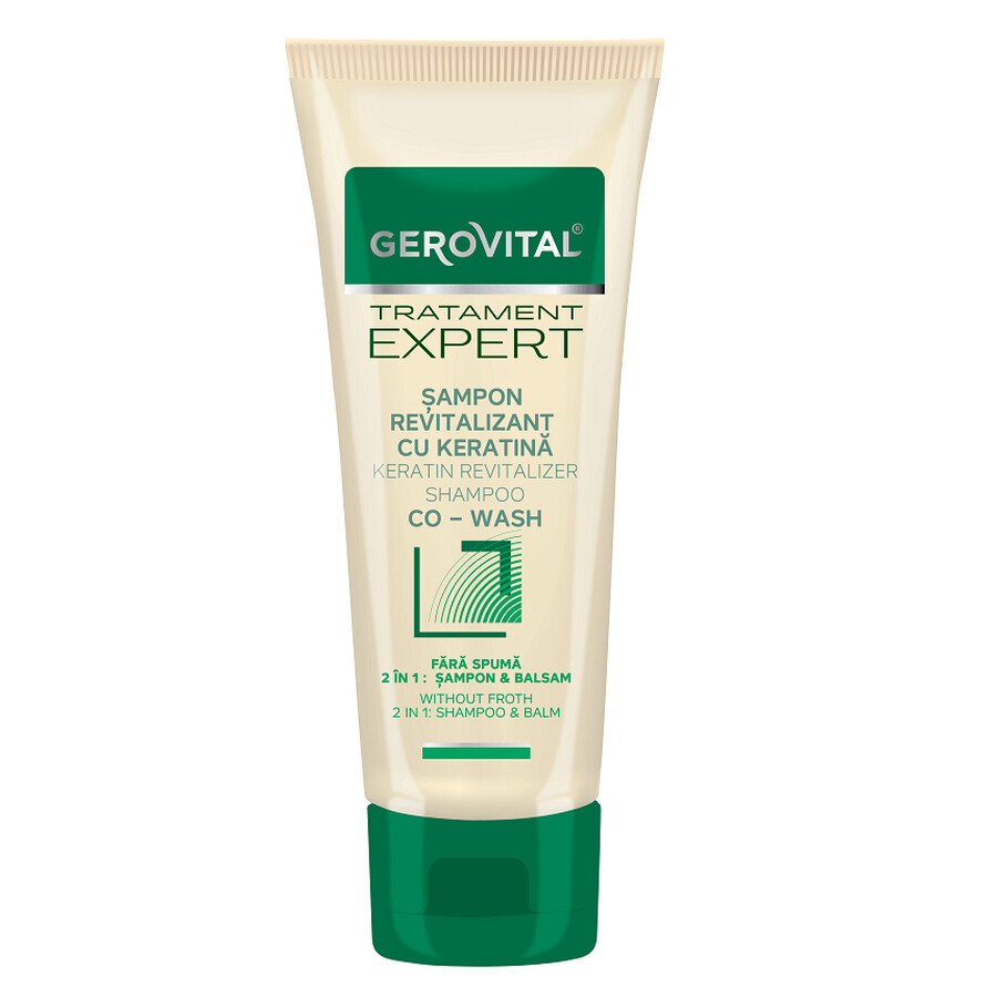 Shampooing revitalisant à la kératine Gerovital Expert Treatment, 150 ml, Farmec