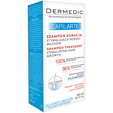 Shampoo trattante per stimolare la crescita dei capelli Capilarte, 300 ml, Dermedic