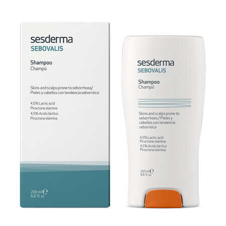 Sesderma Sebovalis Shampoo-Behandlung für zu Seborrhoe neigendes Haar, 200 ml