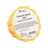 Savon naturel à la glycérine orange aromatique, 100 g, Sabio