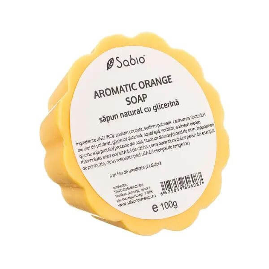 Natürliche Glycerinseife Aromatische Orange, 100 g, Sabio