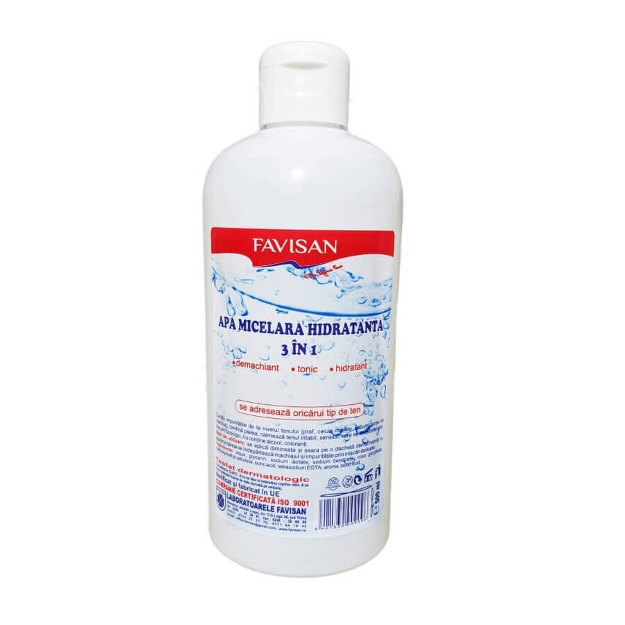 Favisan 3 in 1 vochtinbrengend micellair water, 500 ml