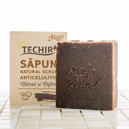 Săpun natural scrub anticelulitic, 120 g, Techir