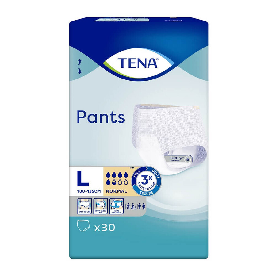 Pantalon collant Normal L (791631), 30 pièces, Tena