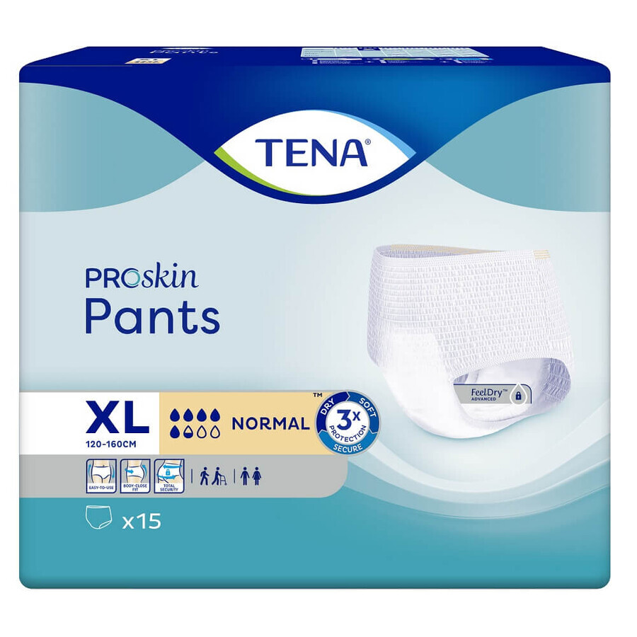 Pantalon Normal XL (791715), 15 pièces, Tena