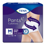 Pants Plus Night Sous-vêtement absorbant, Taille M, 12 pièces, Tena