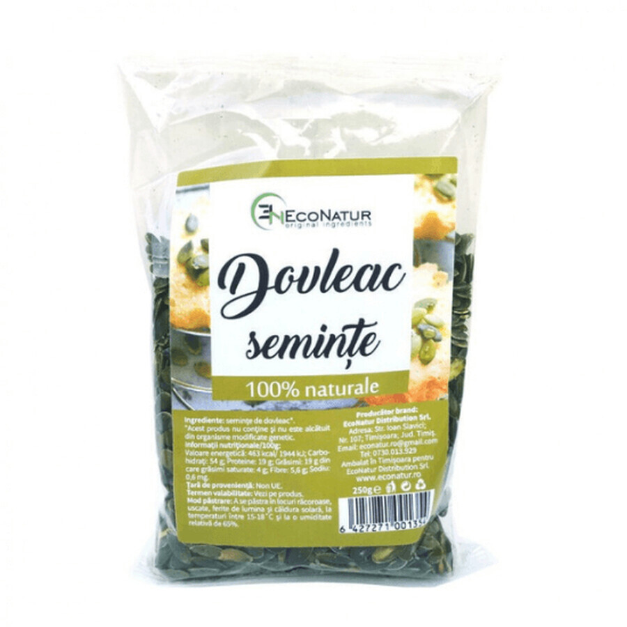 Seminte de dovleac, 250 g, Econatur