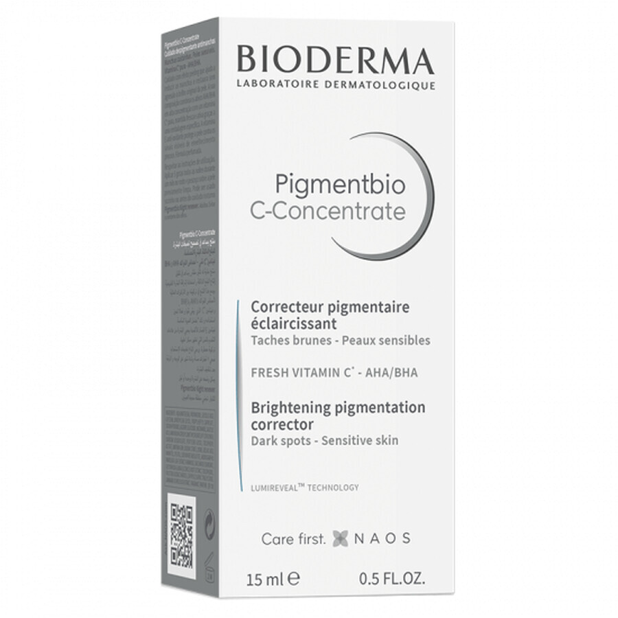 Bioderma Pigmentbio Sérum concentré à la vitamine C, 15 ml