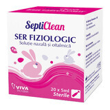SeptiClean saline, 20 x 5 ml, Viva Pharma