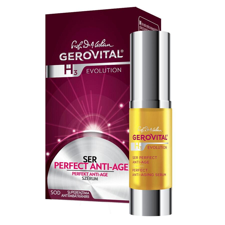 Gerovital H3 Evolution sérum anti-âge parfait, 15 ml, Farmec Évaluations