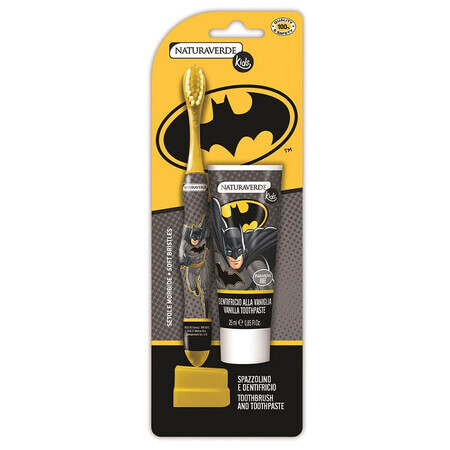 Set brosse à dents + dentifrice Batman, 25 ml, Dentifrico