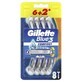 Rasoir jetable Gillette Blue 3 Comfort avec 3 lames, 6 + 2 pi&#232;ces, P&amp;G