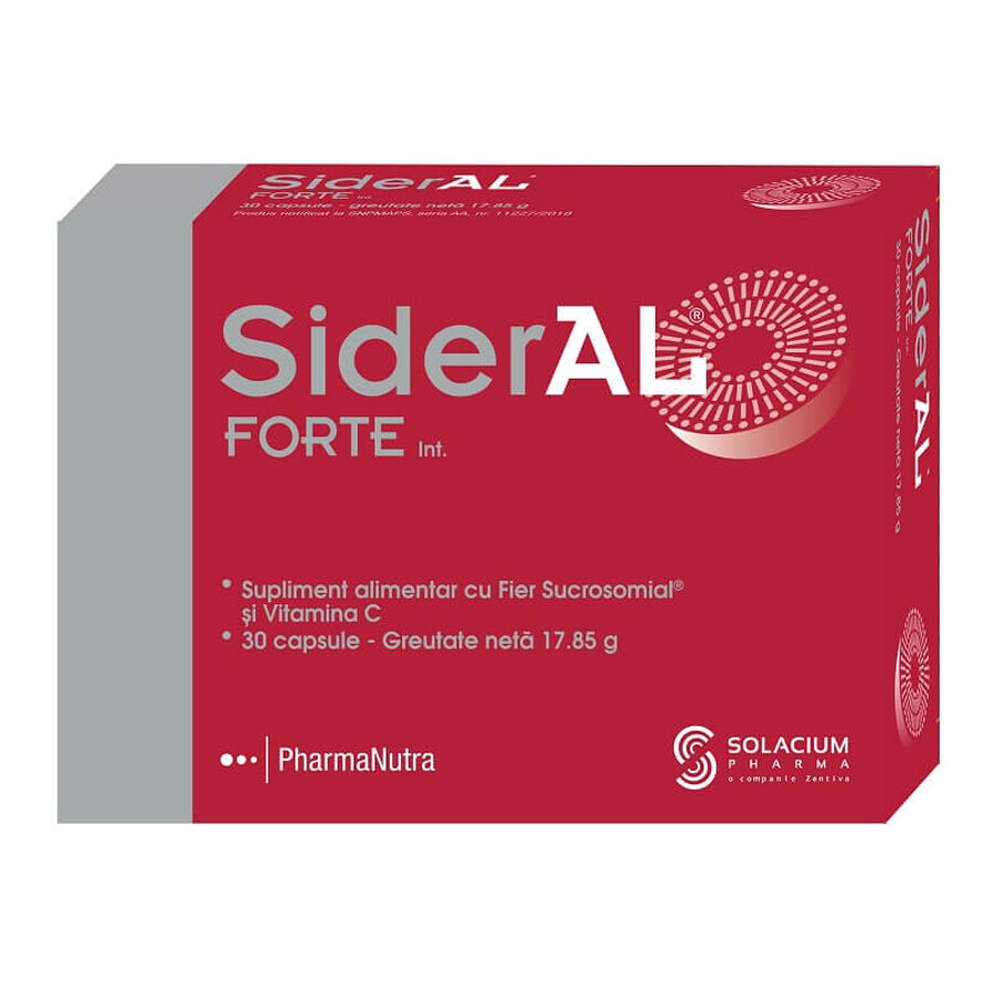 SiderAL FORTE, 30 gélules, Solacium Pharma Évaluations