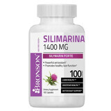Silimarin Chardon Marie 1400 mg, 100 gélules, Bronson Laboratories