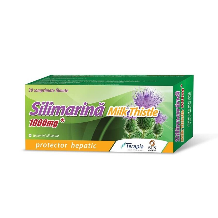 Silimarin Chardon Marie Therapy 1000 mg, 30 comprimés, Therapy