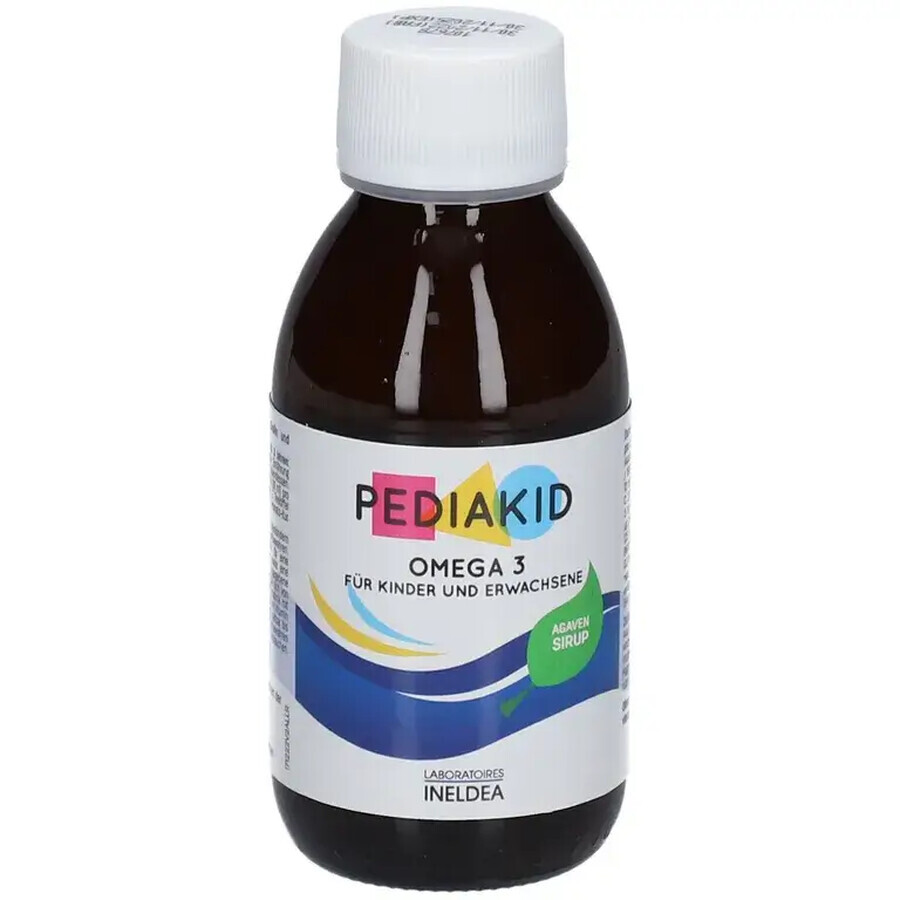 Syrup for children Omega 3 and Vitamin A, C, D, E with cola flavor, 125 ml, Pediakid