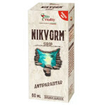 NIKVORM Sirop Anti-Parasites Intestinaux, 60 ml, Bio Vitality