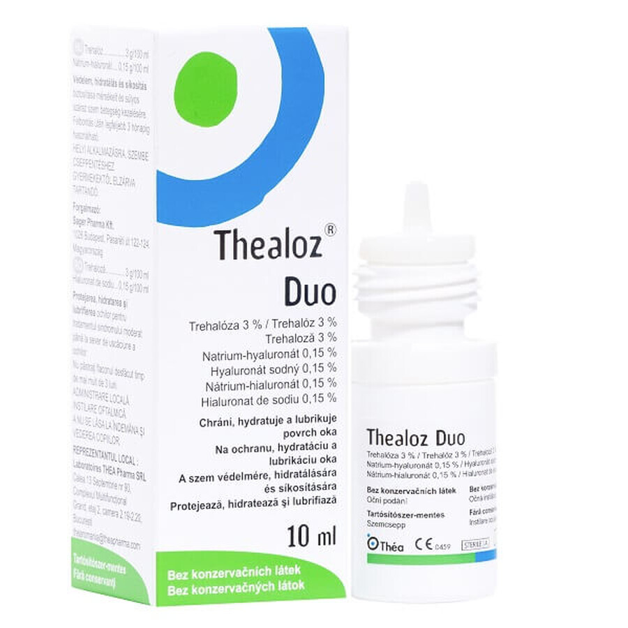 Solution ophtalmique - Thealoz Duo, 10 ml, Thea Évaluations