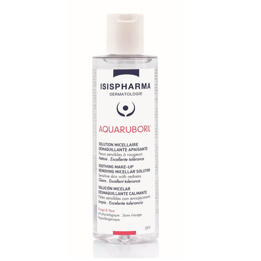 IsisPharma Aquaruboril Solution nettoyante micellaire, 250 ml