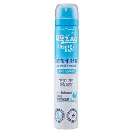 Spray corporel contre les moustiques et les insectes Talc, 100 ml, Zig Zag