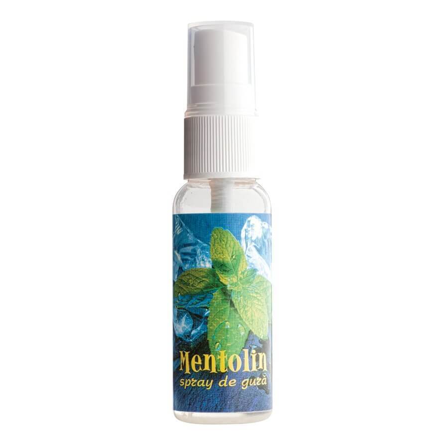 Spray de gură Mentolin, 25 ml, Transvital