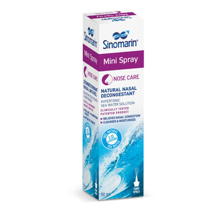 Sinomarin Mini spray décongestionnant nasal, 30 ml, Gerolymatos International