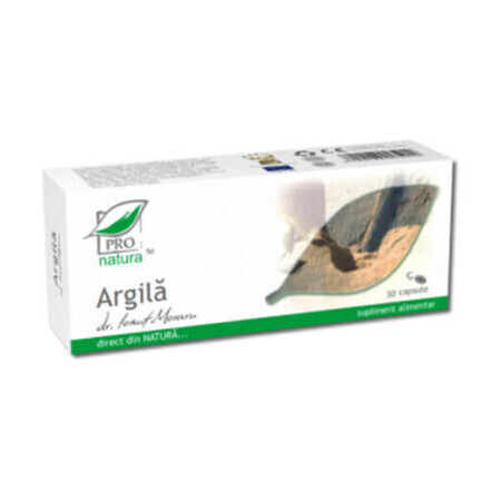 Argile, 30 gélules, Pro Natura