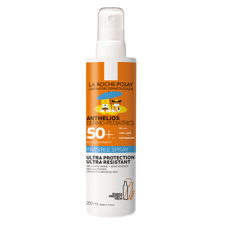 La Roche-Posay Anthelios Dermo-Pédiatrie spray invisible pour enfants avec SPF 50+ 200 ml