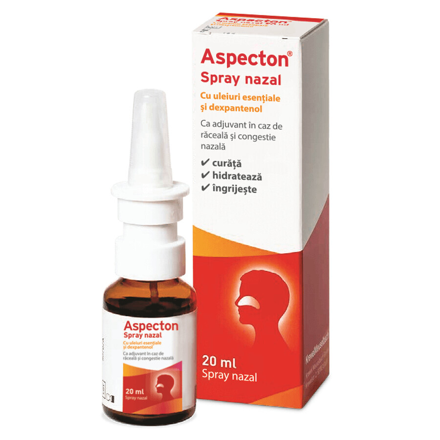 Aspecton Nasenspray mit ätherischen Ölen, 20 ml, Krewel Meuselbach