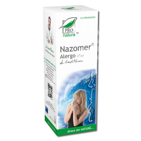 Spray nazal Nazomer Alergo Stop, 30 ml, Pro Natura