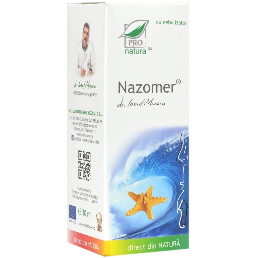 Spray nasal, Nazomer, 30 ml, Pro Natura
