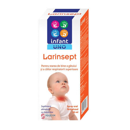 Spray buccal Infant Uno Larinsept, 30 ml, Solacium
