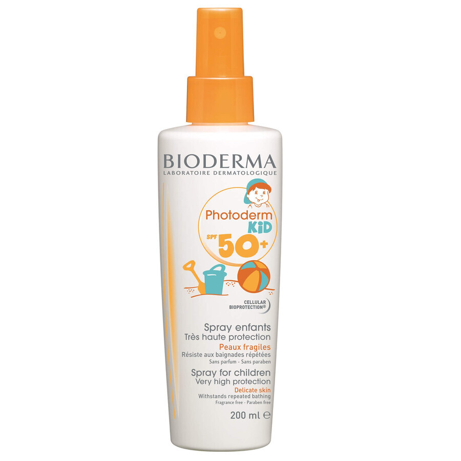 Bioderma Photoderm KID Zonnebeschermingsspray voor kinderen SPF 50+, 200 ml