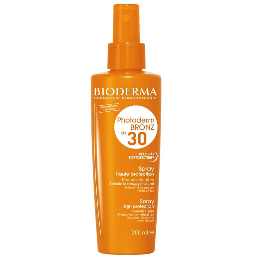 Sonnenschutzspray Photoderm Bronz SPF 30, 200 ml, Bioderma