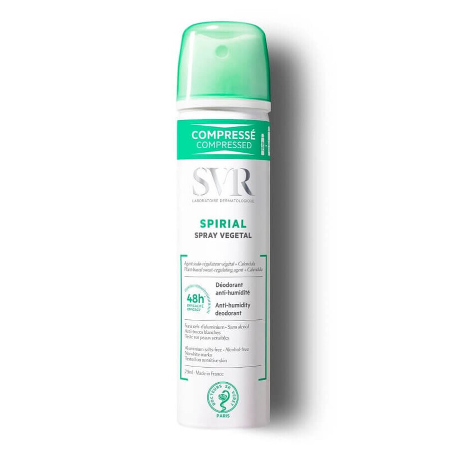 SVR Spirial - Spray Végétal Deodorante Anti-Traspirante Attivi Vegetali, 75ml