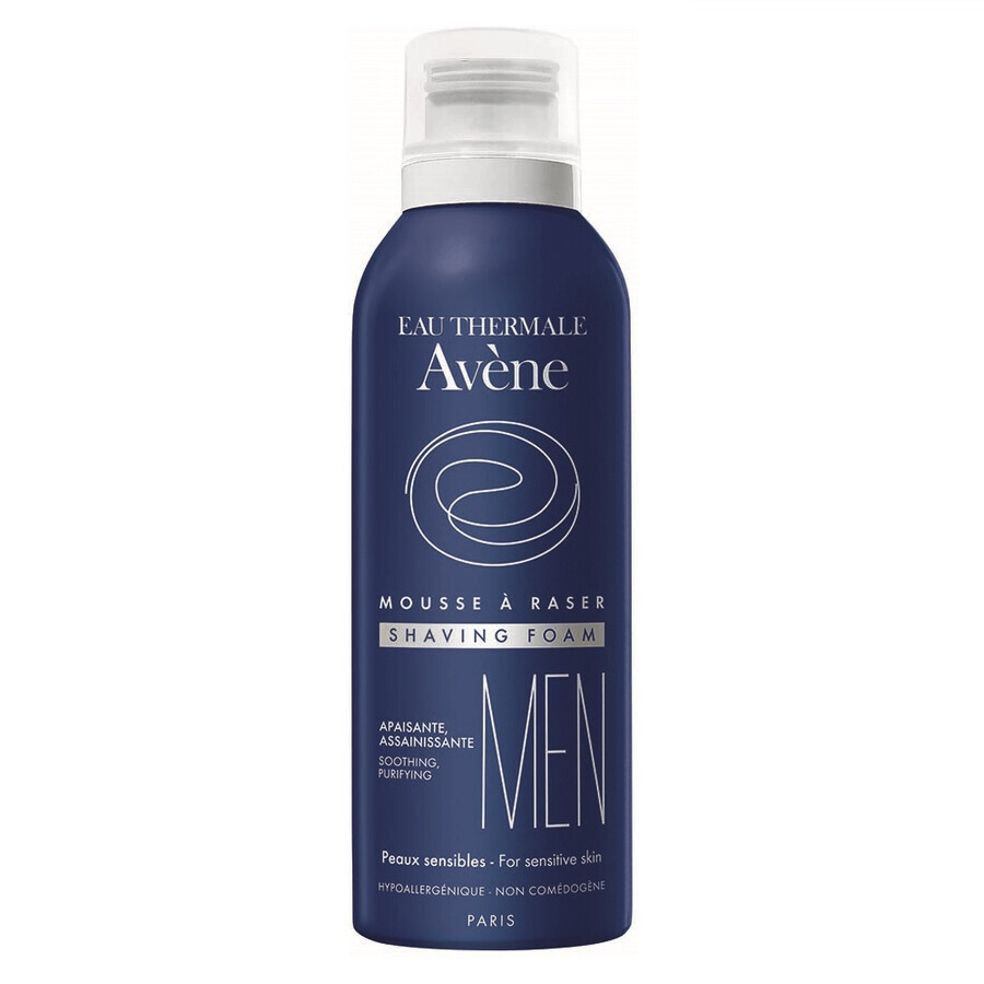 Mousse de rasage apaisante et purifiante, 200 ml, Avène Homme