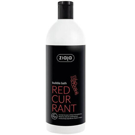 Bagnoschiuma vegano con estratto di ribes rosso, 500 ml, Ziaja