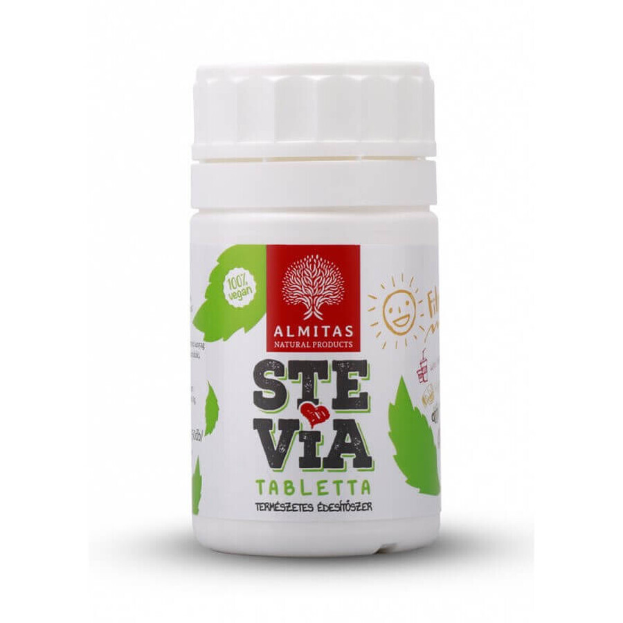 Stevia natürlicher Süßstoff, 1000 Tabletten, Vitaking