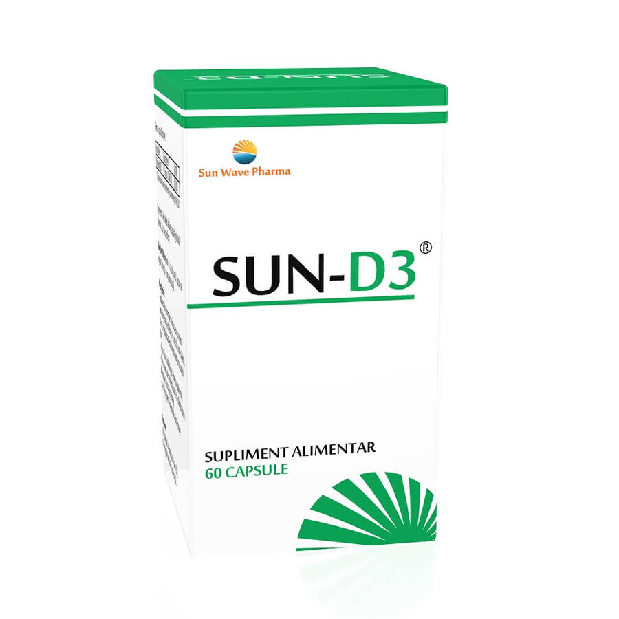 Sun-D3, 60 Kapseln, Sun Wave Pharma