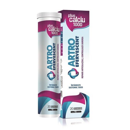 Artro Efervescent plus Calcium, 20 comprimés, Conseillers de santé