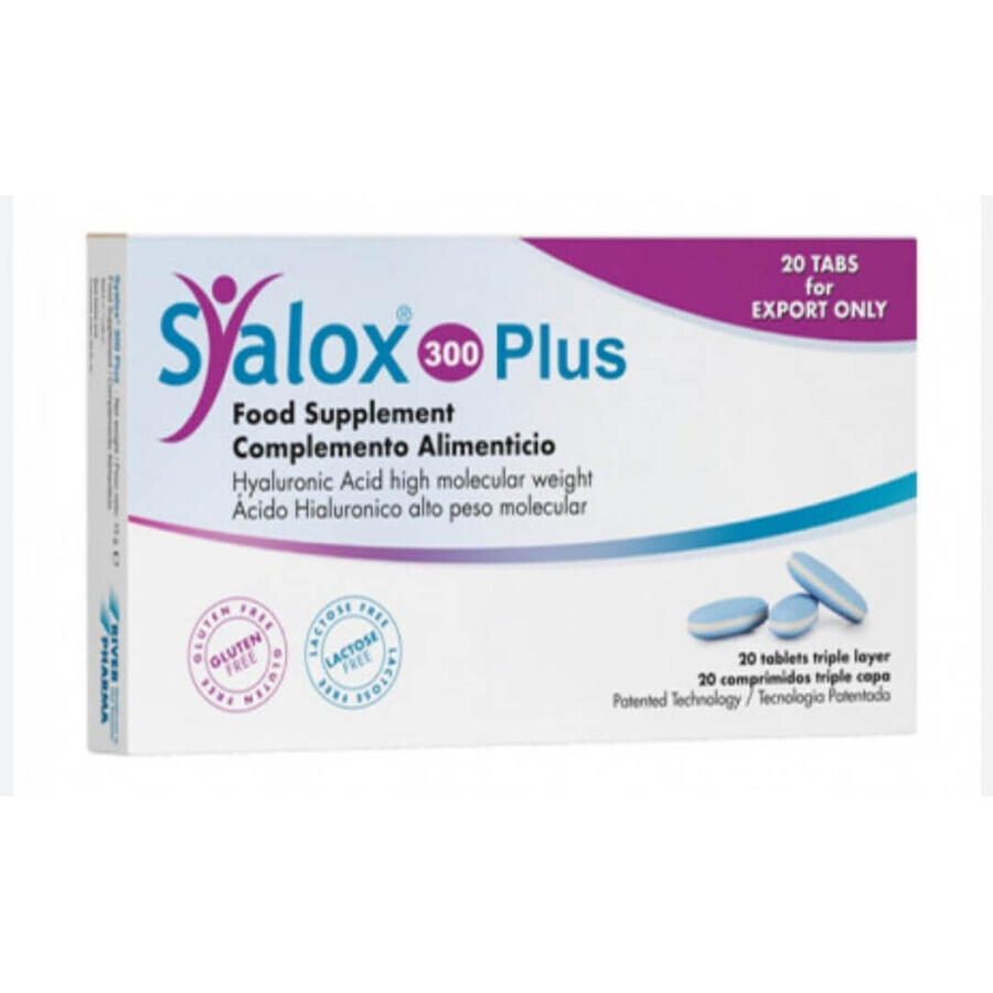 Syalox 300 Plus, 20 comprimés, River Pharma Évaluations