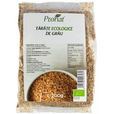 Tartelettes de blé bio, 200 g, Pronat