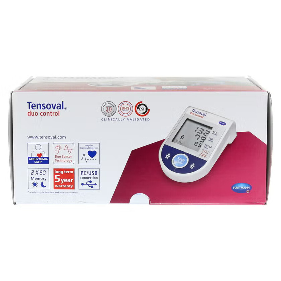 Duo Control Medium Tensoval blood pressure monitor, 22-32 cm, Hartmann