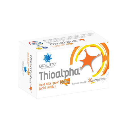 Thioalpha 600 mg, 30 comprimés, Helcor